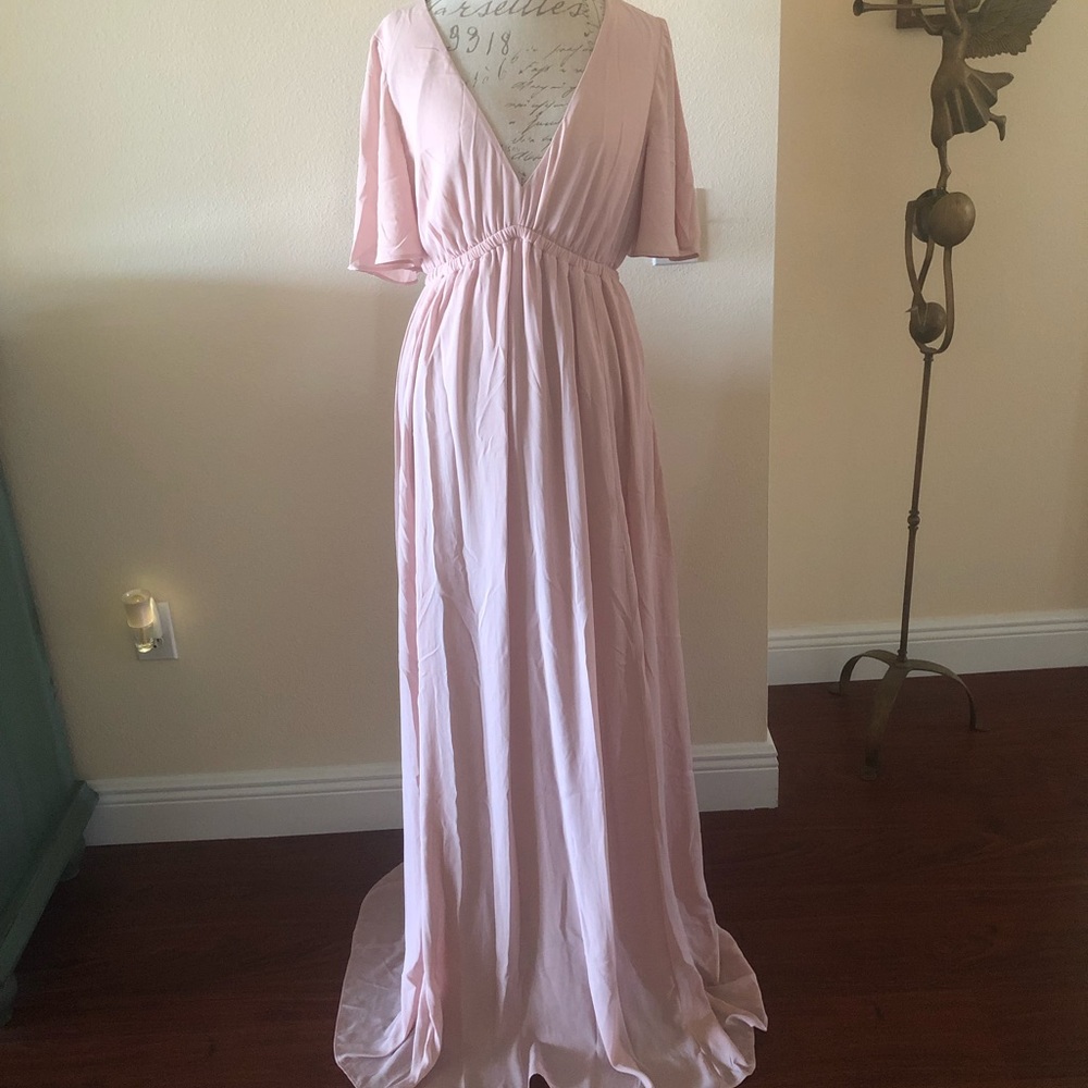 Show me your MUMU - Emily Empire Maxi in Dusty Blush! NWT